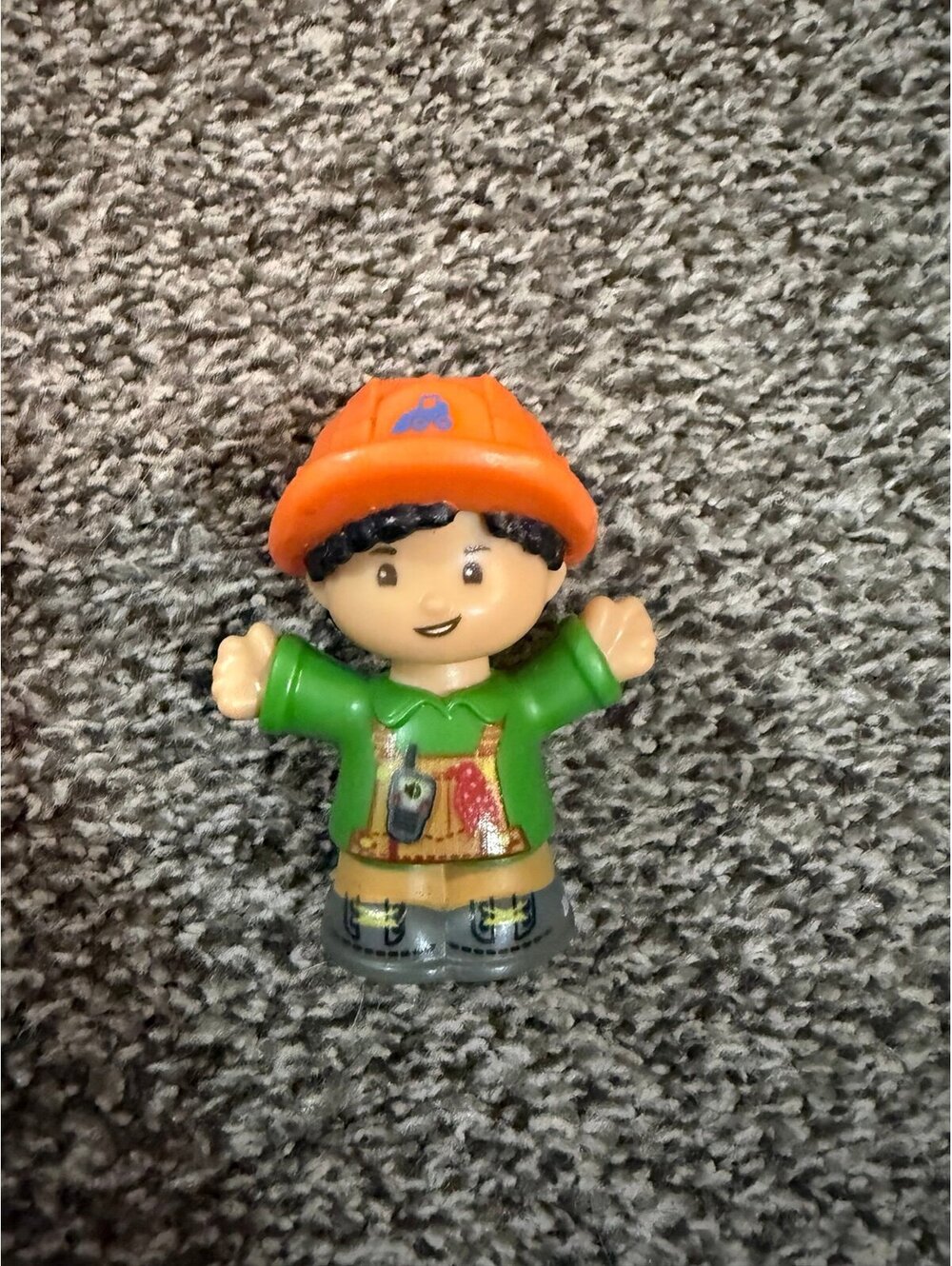 Fisher-Price Little People 2019 Construction Worker Koby Collectible Figure